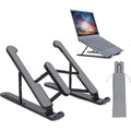 Foldable adjustable laptop stand