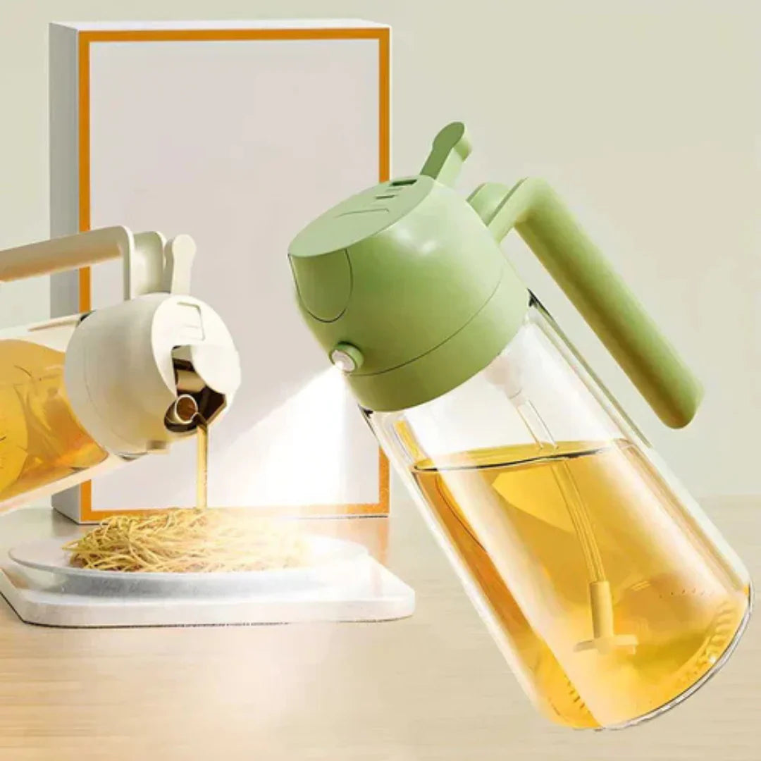 Two In One Oil Spray Bottle (500 ML)