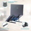 Foldable adjustable laptop stand