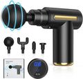 5-in-1 deep tissue massage gun with four heads