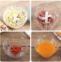 Manual speedy food chopper