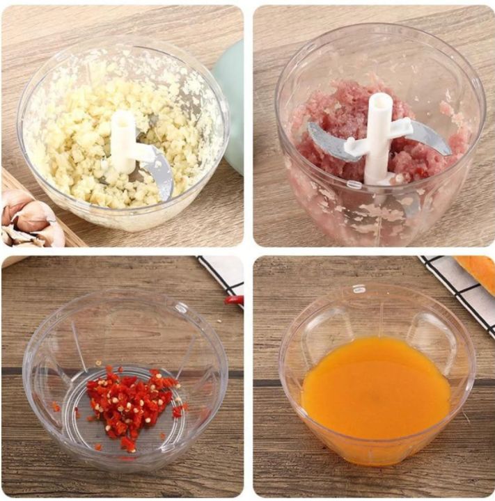 Manual speedy food chopper