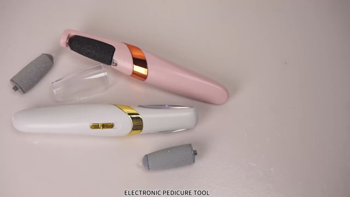 Rechargeable electric foot file and callus remover
