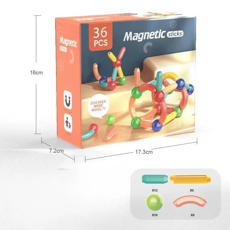 25 pcs Magnetic Building Blocks Educational Toy