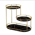 Rotating makeup and perfume organizer rack