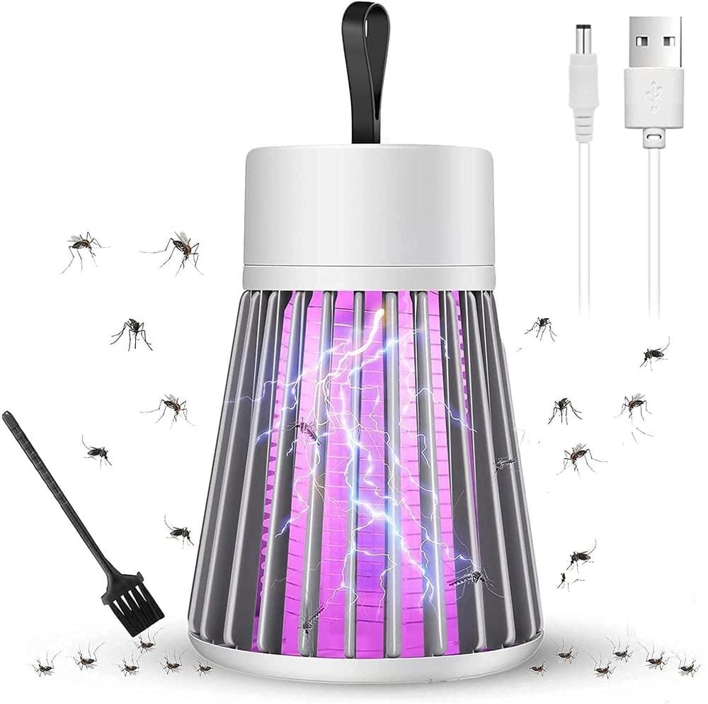 Portable USB Rechargeable Mosquito Killer Lamp – Indoor/Outdoor Bug Zapper