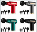 5-in-1 deep tissue massage gun with four heads