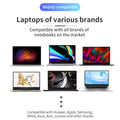 Foldable adjustable laptop stand