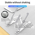 Foldable adjustable laptop stand