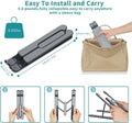 Foldable adjustable laptop stand