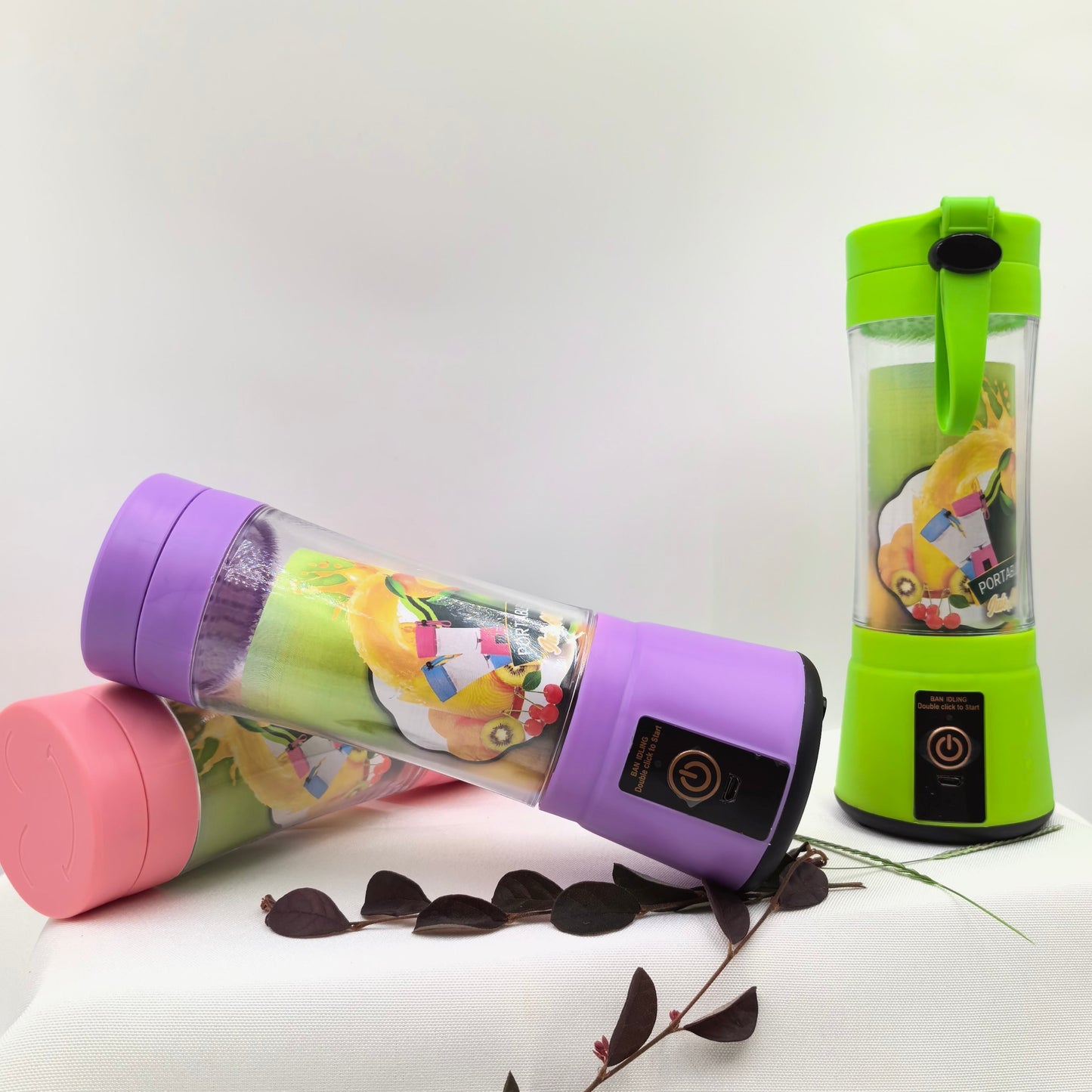 Mini Portable Blender Rechargeable Electric Fruit Juicer Mixers Rechargeable